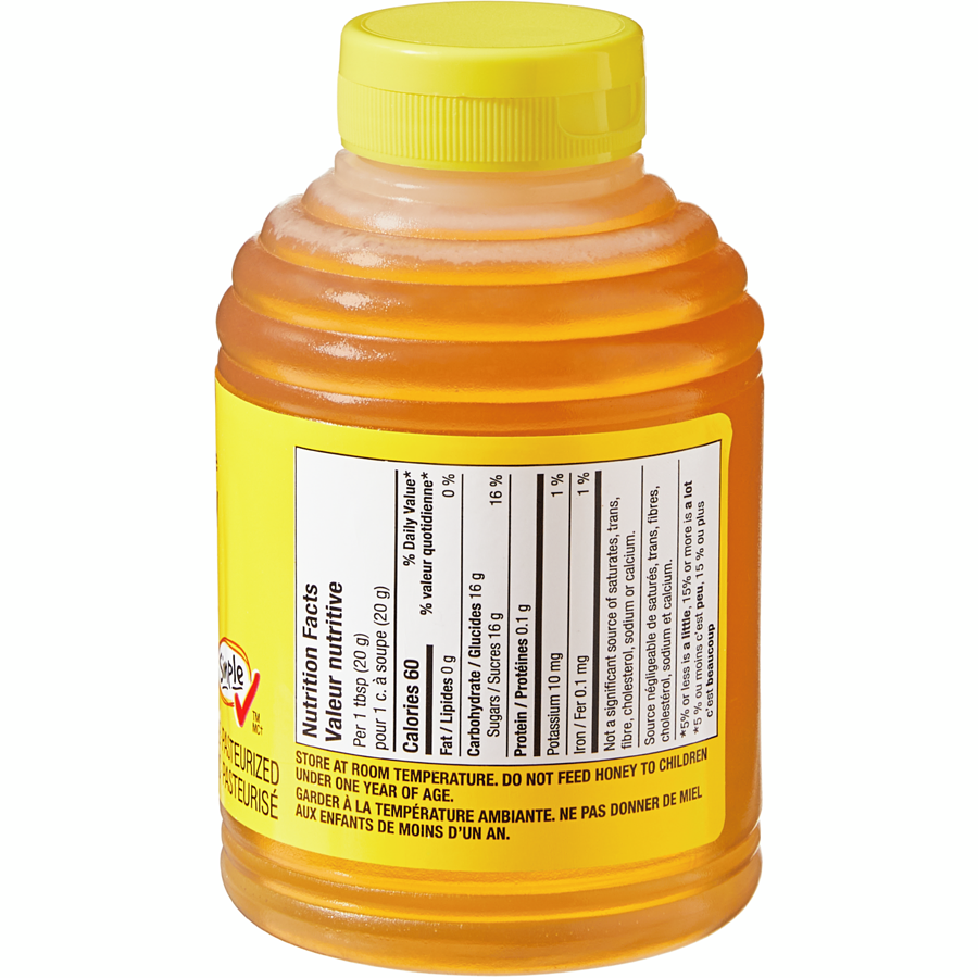 No Name - 100% Canadian Pure Liquid Honey - 500 g - Canadian Distribution