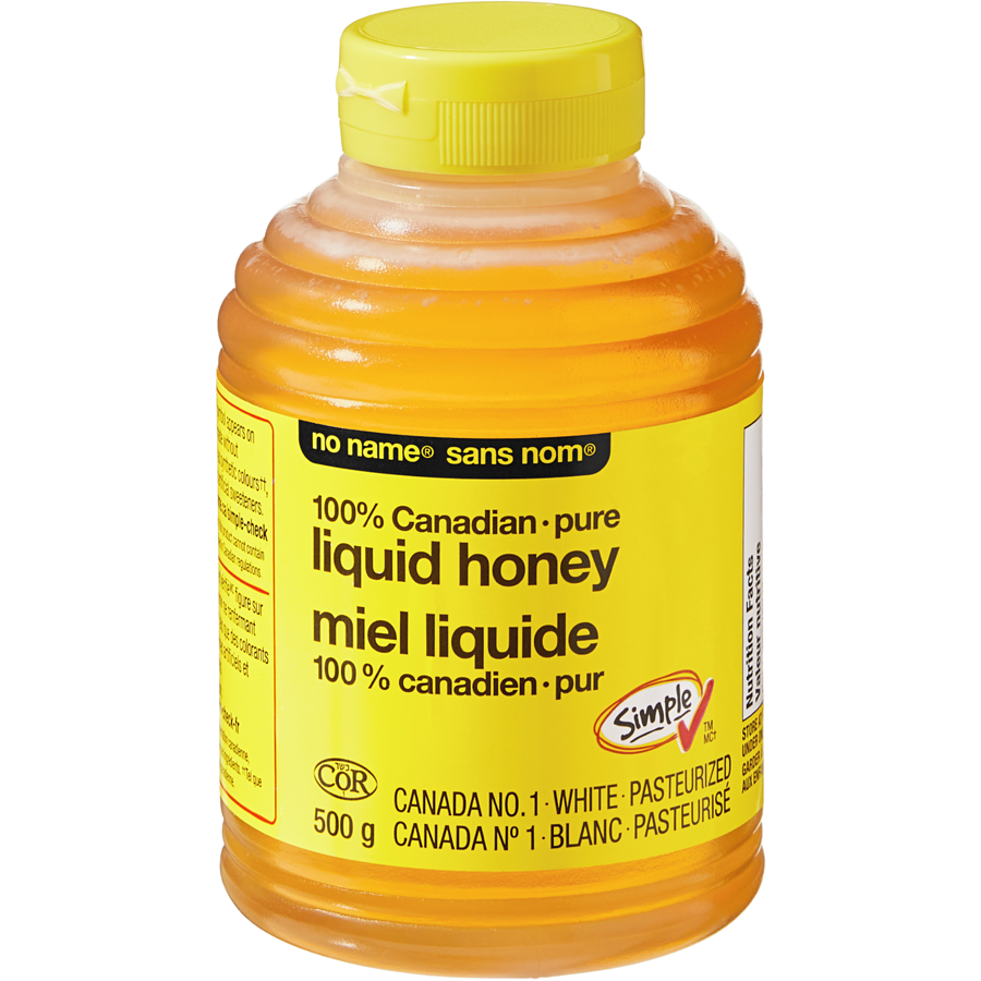 No Name - 100% Canadian Pure Liquid Honey - 500 g - Canadian Distribution