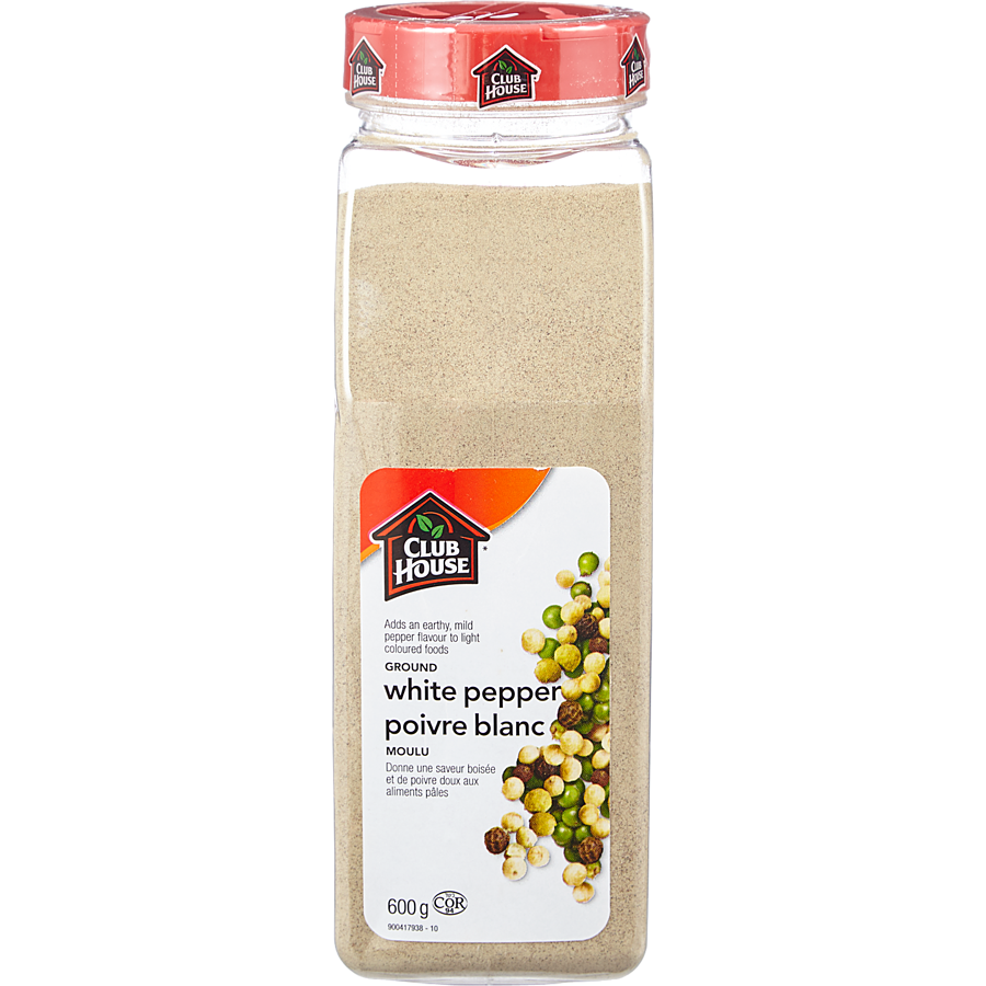 Club House - Ground White Pepper - 600 g - Canadian Distribution