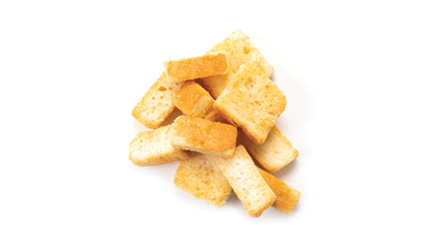 Gourmet Garlic Croutons - 11.023 Lb Box - Canadian Distribution - Ships Free Within Canada on Orders Above CAD $199