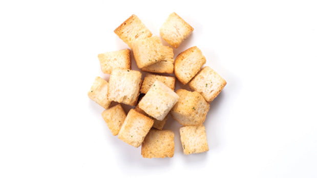 Garlic Croutons - 9.92 Lbs Box - Canadian Distribution - Ships Free Within Canada on Orders Above CAD $199