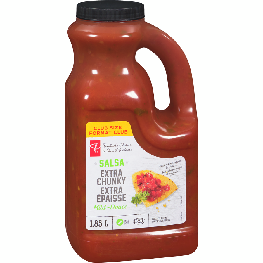 President's Choice - Extra Chunky Mild Salsa - 1.85 L - Canadian Distribution