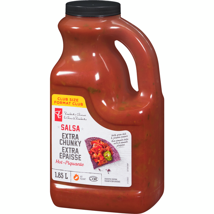 President's Choice - Extra Chunky Hot Salsa - 2 L - Canadian Distribution