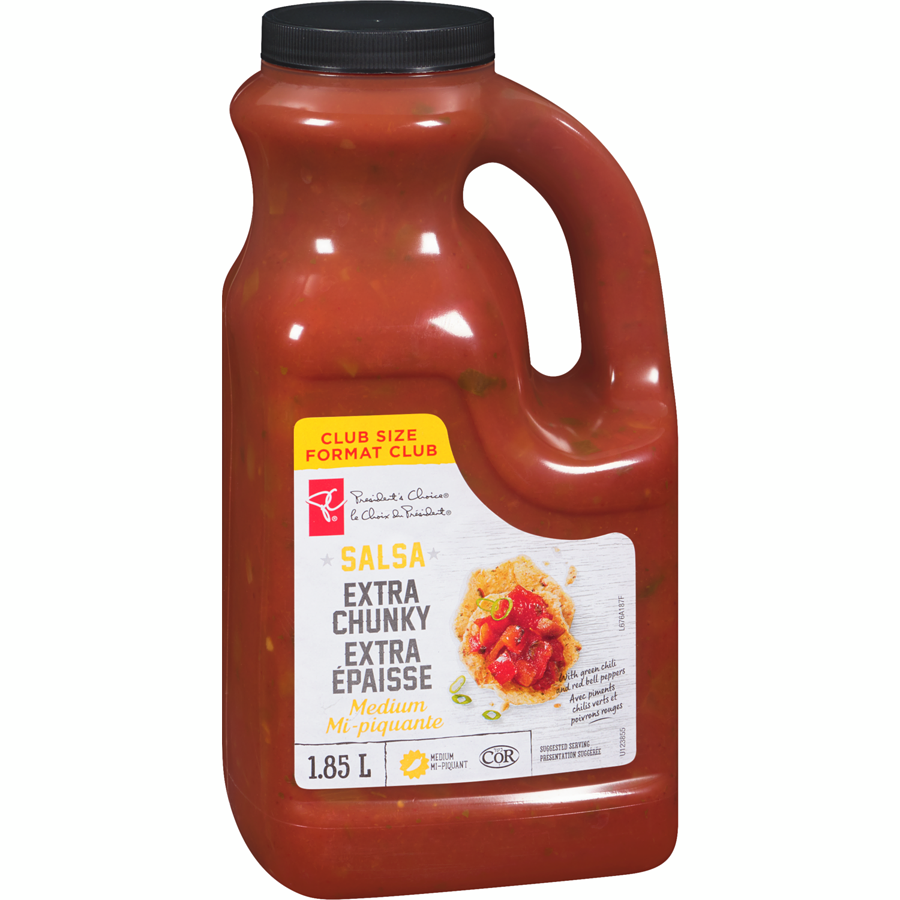 President's Choice - Extra Chunky Medium Salsa - 1.85 L - Canadian Distribution