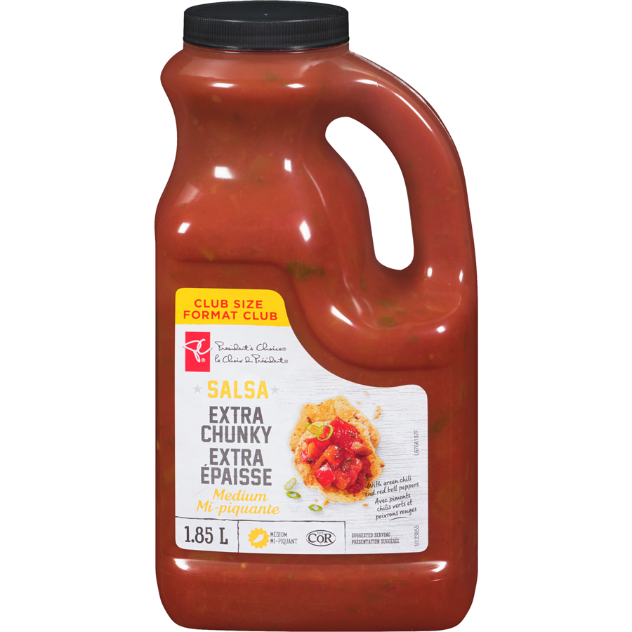 President's Choice - Extra Chunky Medium Salsa - 1.85 L - Canadian Distribution