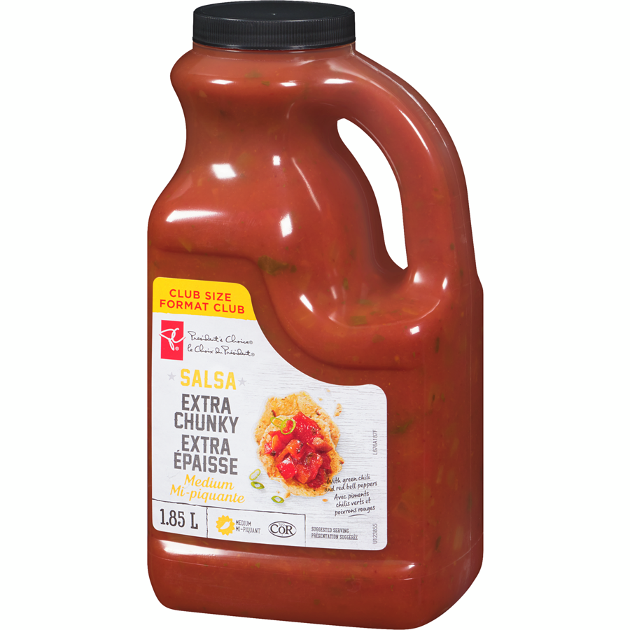 President's Choice - Extra Chunky Medium Salsa - 1.85 L - Canadian Distribution