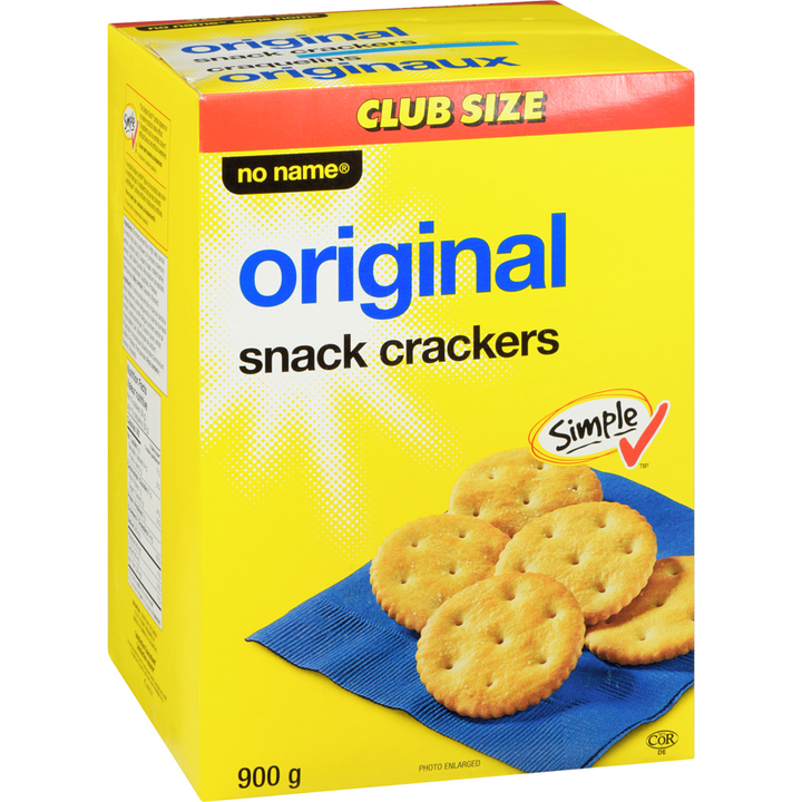 No Name - Original Snack Crackers - 900 g - Canadian Distribution