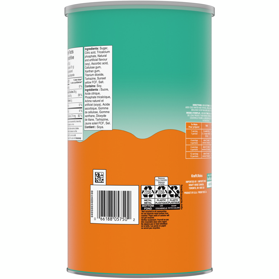 Tang's - Orange Drink Mix - 2 kg - Canadian Distribution