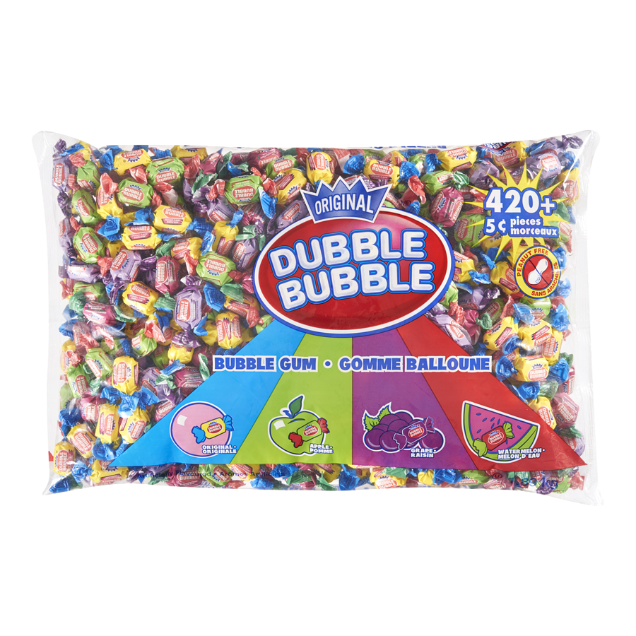 Dubble Bubble - Twist Gum - 1.89 kg - Canadian Distribution