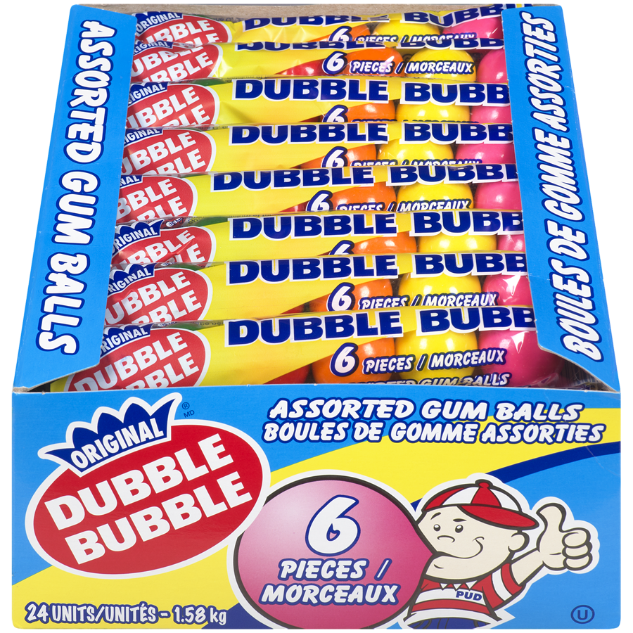 Dubble Bubble - 75 cent - 24 each - Canadian Distribution