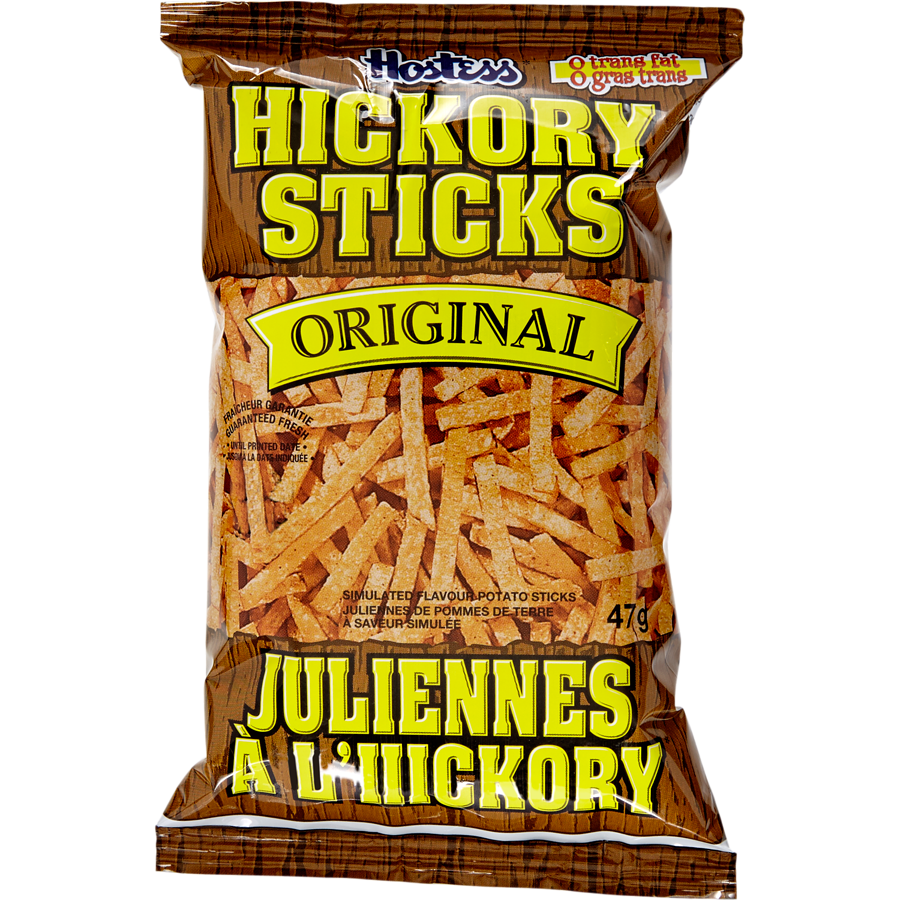 Hostess - Hickory Sticks, Vending Chips - Case - 60 x 47 g - Canadian Distribution