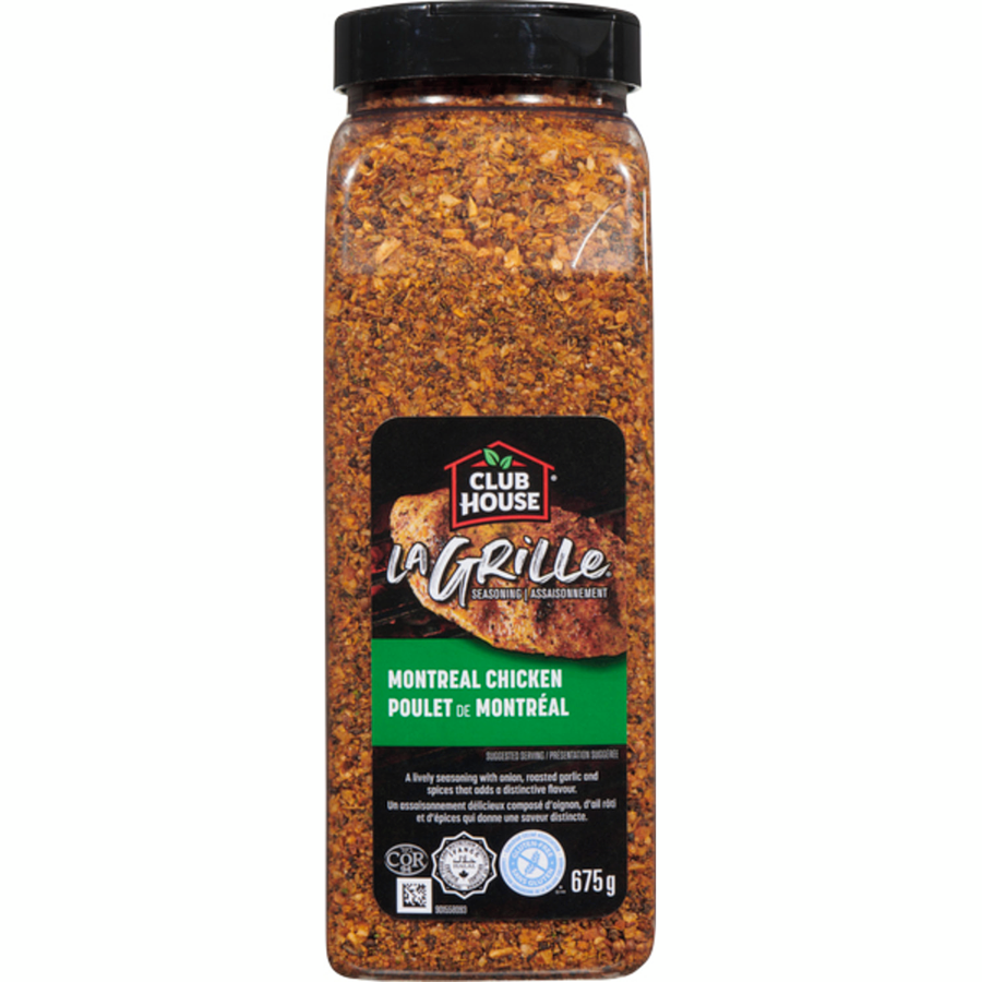 Club House - Montreal Chicken Seasoning - 675 g - Canadian Distribution