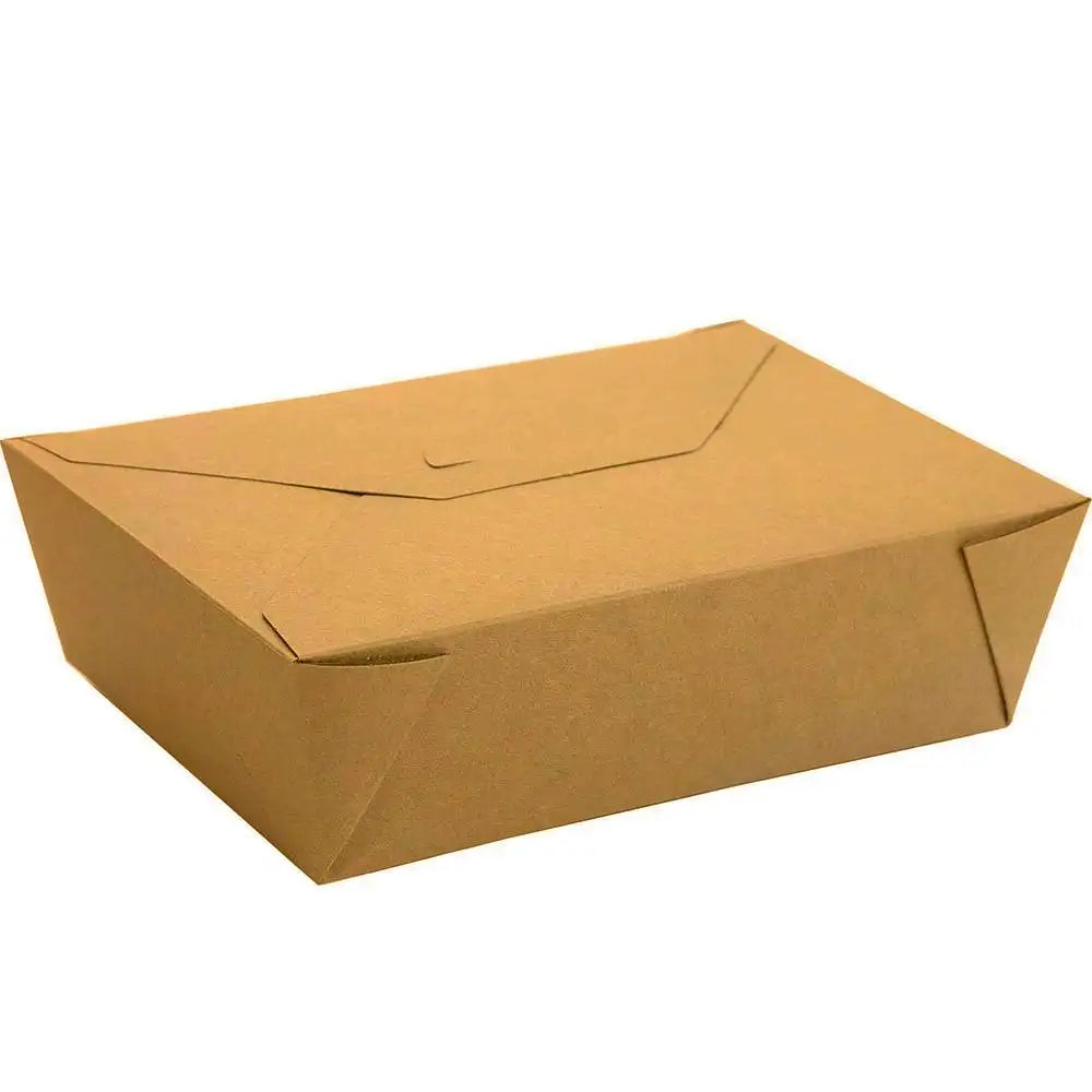 Box Food Take-Out #3 7.75 x 5.5 x 2.5 Kraft - 1 x 200 count - Cafe Express - Packaging and Accessories - Restaurant Supplies and Equipment - Canadian Distribution