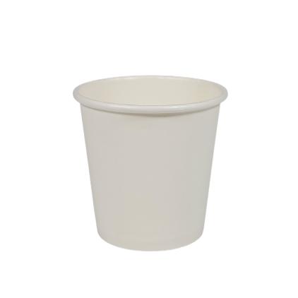 Morning Dew - 4 oz Hot Paper Cups - White - 20 x 50 count