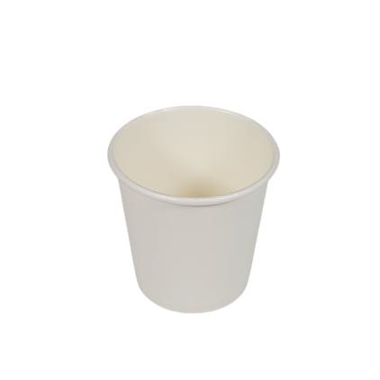 Morning Dew - 4 oz Hot Paper Cups - White - 20 x 50 count
