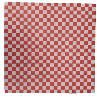 XC - Checkered Sheets - Red - 12"x12" - 172045