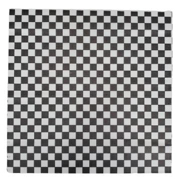 XC - Checkered Sheets - Black - 12"x12" - 172046