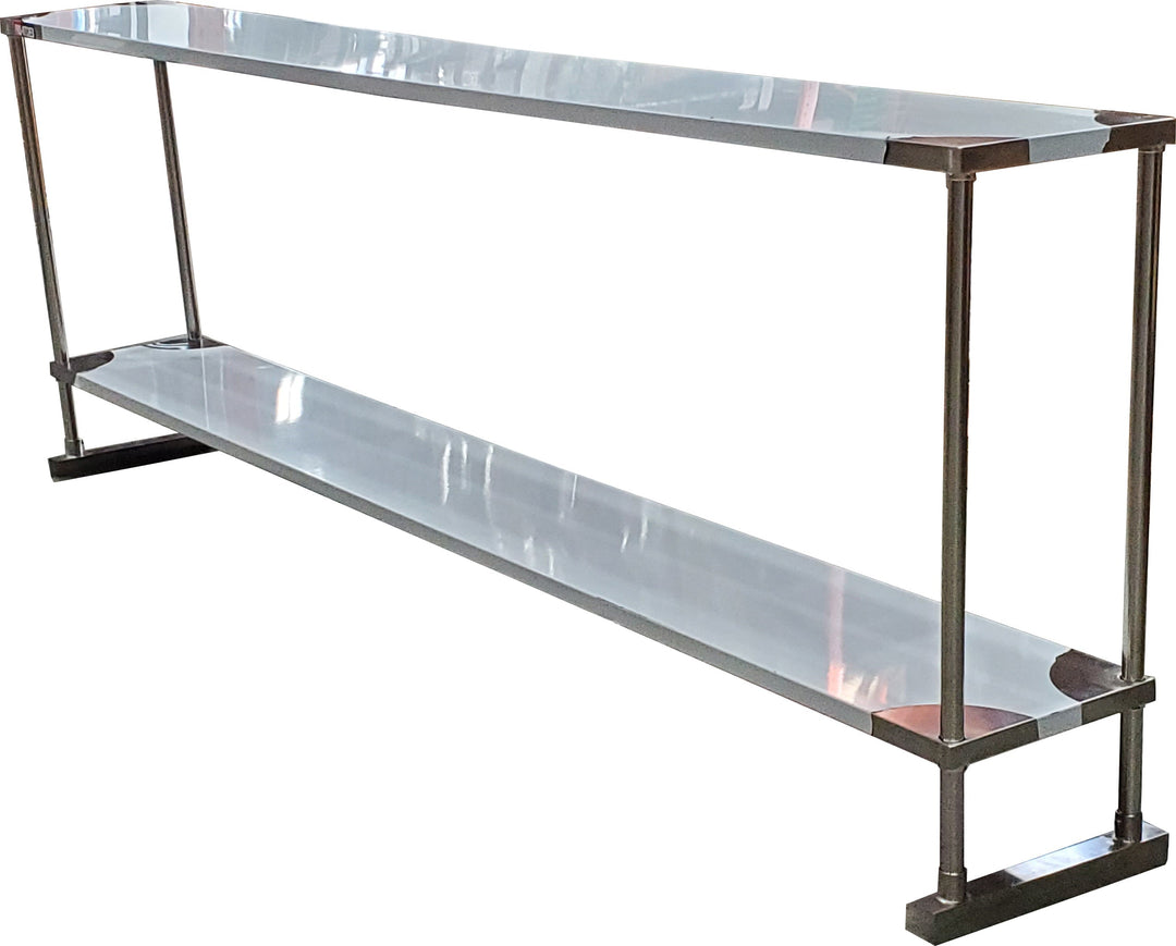 Pro-Kitchen - Overshelf 2 Tier - 12"D x 96"W x 32"H