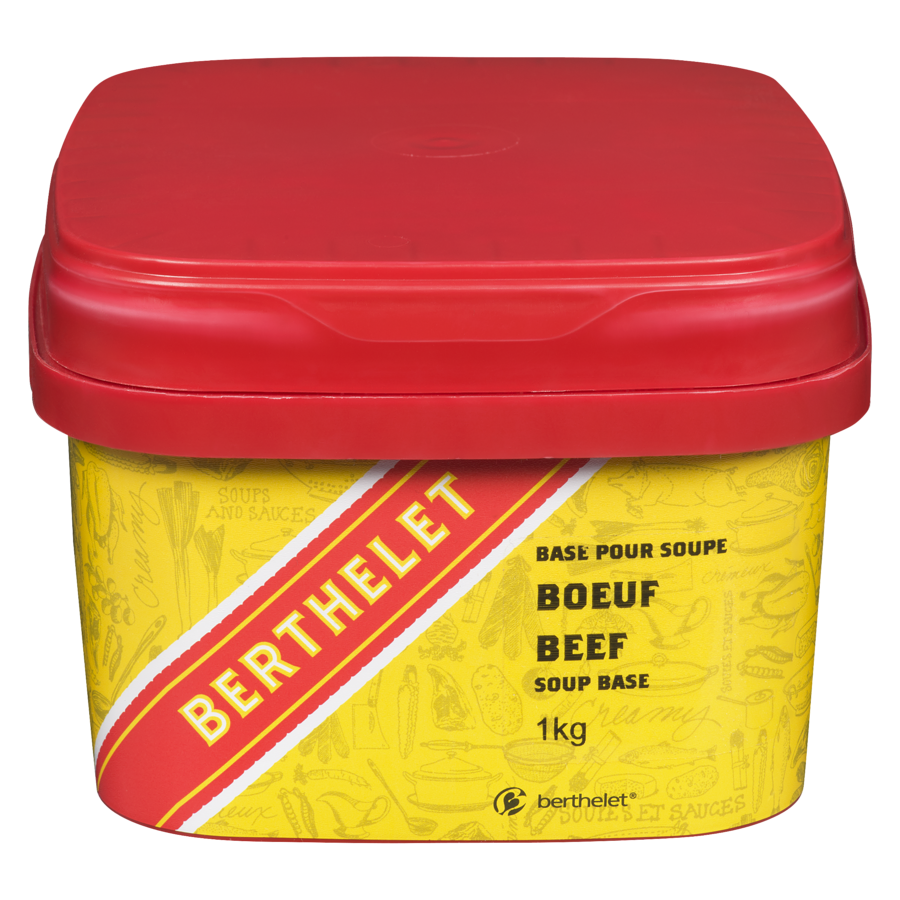 Berthelet - Soup Base, Beef - 1 kg - Canadian Distribution