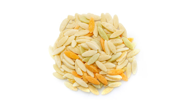 Tri-Color Orzo - 44.1 Lbs Box - Canadian Distribution - Ships Free Within Canada on Orders Above CAD $199