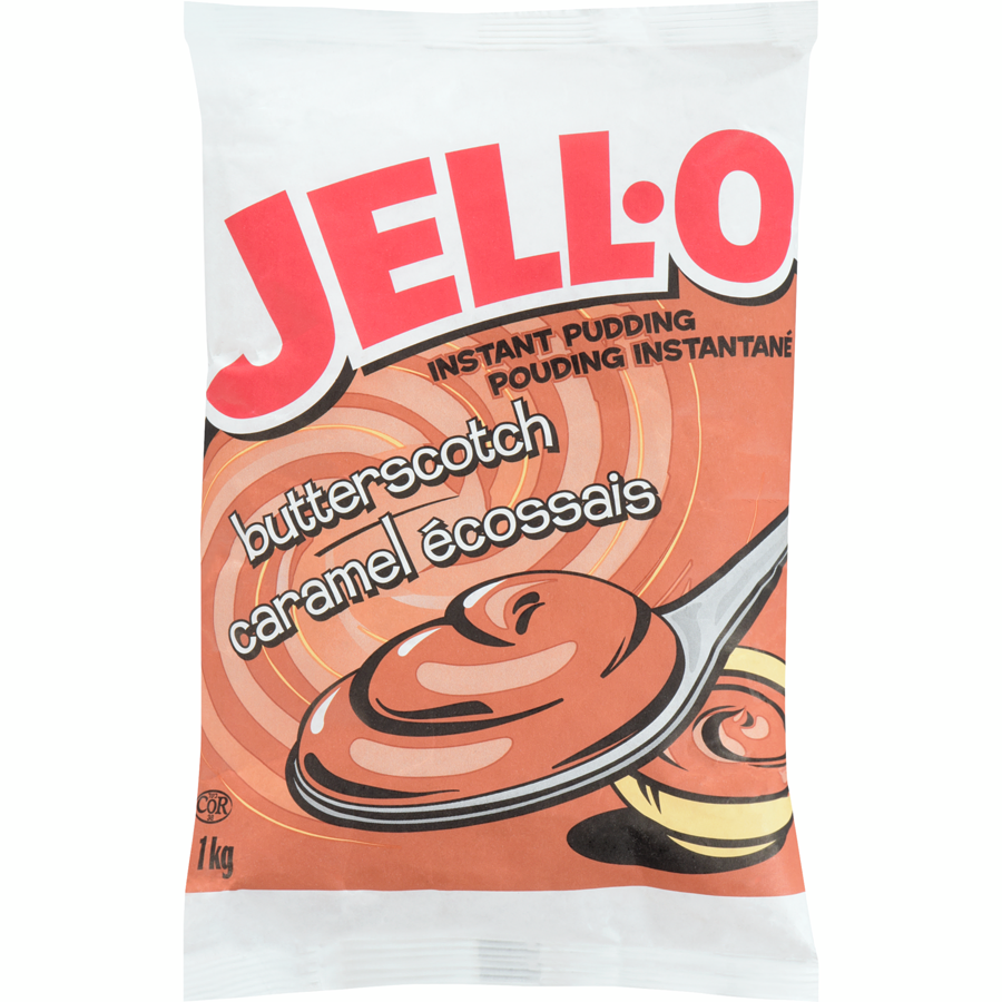 Jell-O - Instant Pudding, Butterscotch - 1 kg - Canadian Distribution