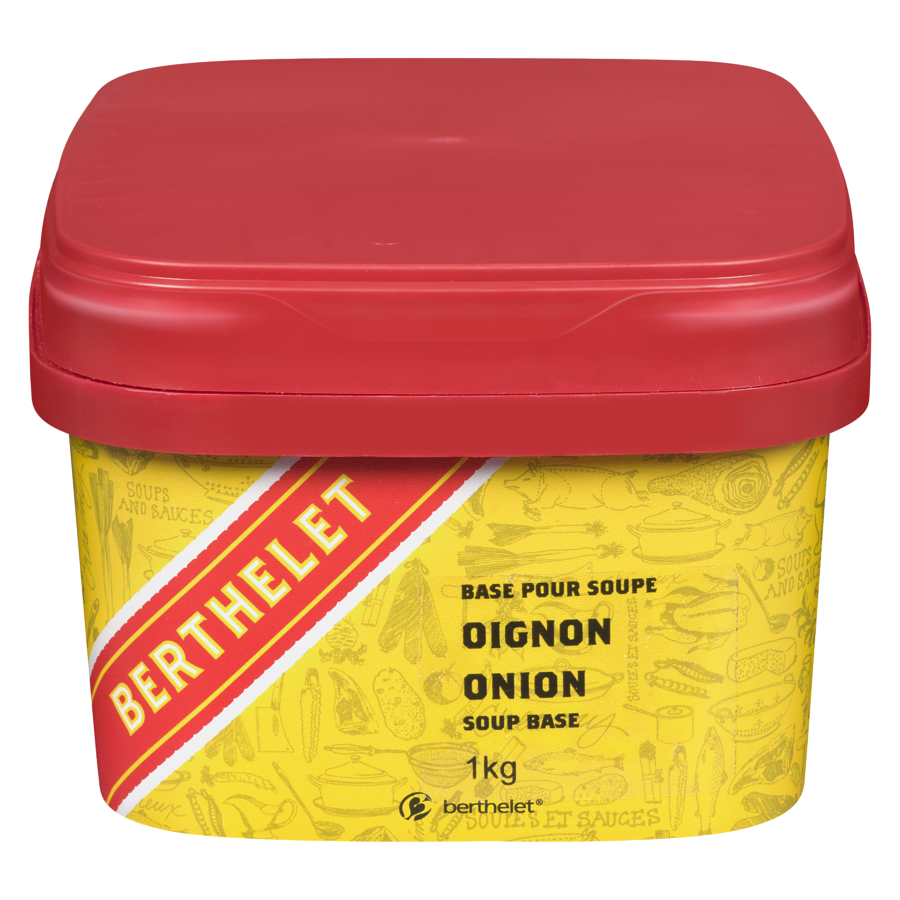 Berthelet - Soup Base, Onion - 1 kg - Canadian Distribution