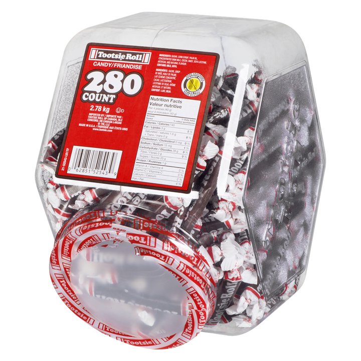 Tootsie Roll - Jar - 280 each - Canadian Distribution