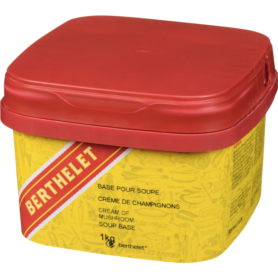 Berthelet - Cream Of Mushroom Soup Base - 1 kg - Canadian Distribution