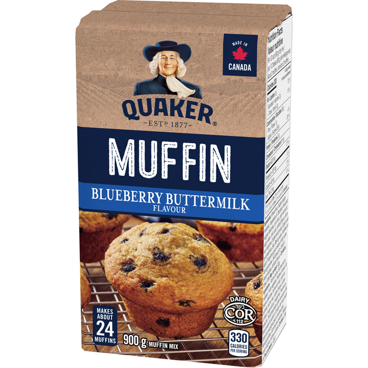 Quaker - Blueberry Buttermilk Flavour Muffin Mix - 900 g - Canadian Distribution