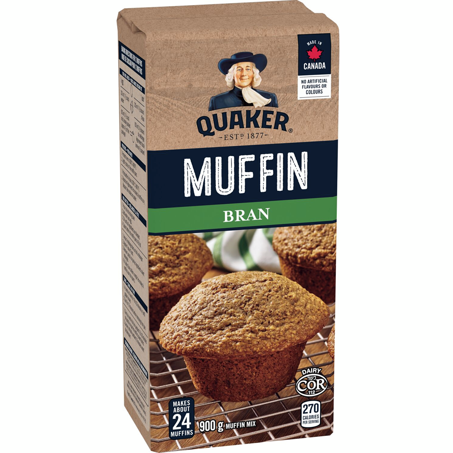 Quaker - Bran Muffin Mix - 900 g - Canadian Distribution