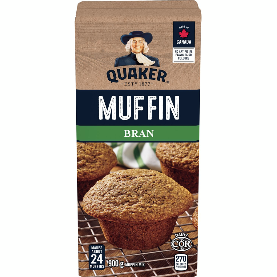 Quaker - Bran Muffin Mix - 900 g - Canadian Distribution