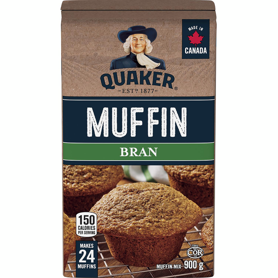 Quaker - Bran Muffin Mix - 900 g - Canadian Distribution