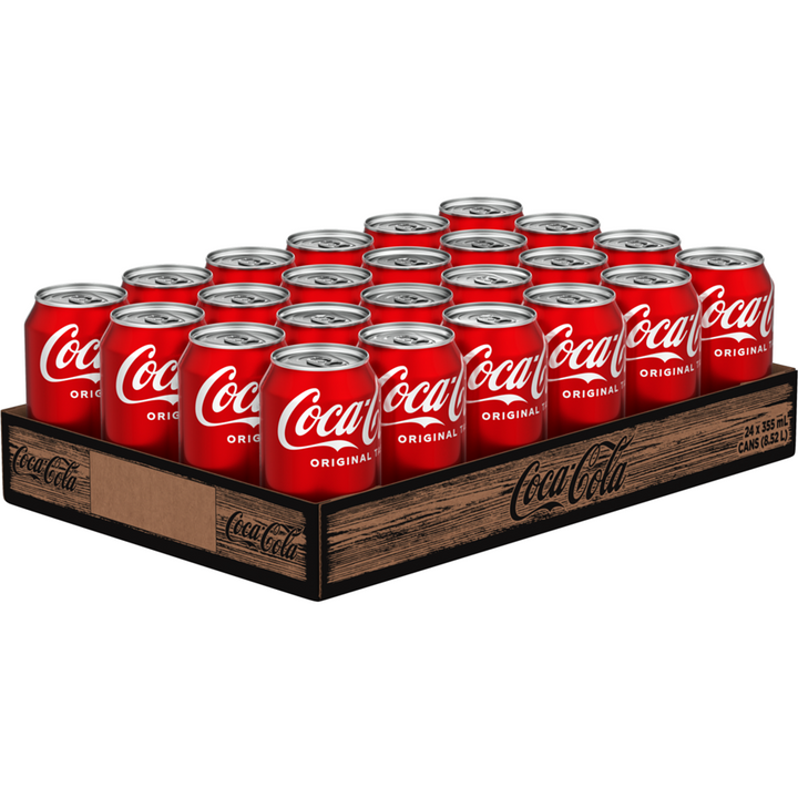 Coca-Cola - Cans, 24-Pack - Case - 24 x 355 ml - Canadian Distribution