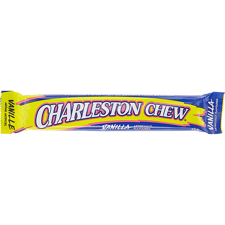 Charleston - Chew, Vanilla - Case - 24 x 65 g - Canadian Distribution