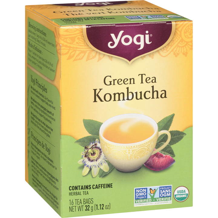 Yogi - Green Tea Kombucha - 32 g - Canadian Distribution