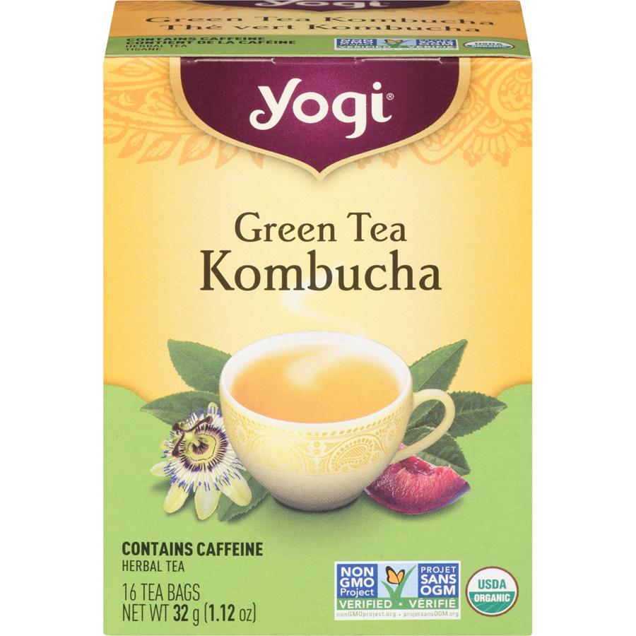 Yogi - Green Tea Kombucha - 32 g - Canadian Distribution