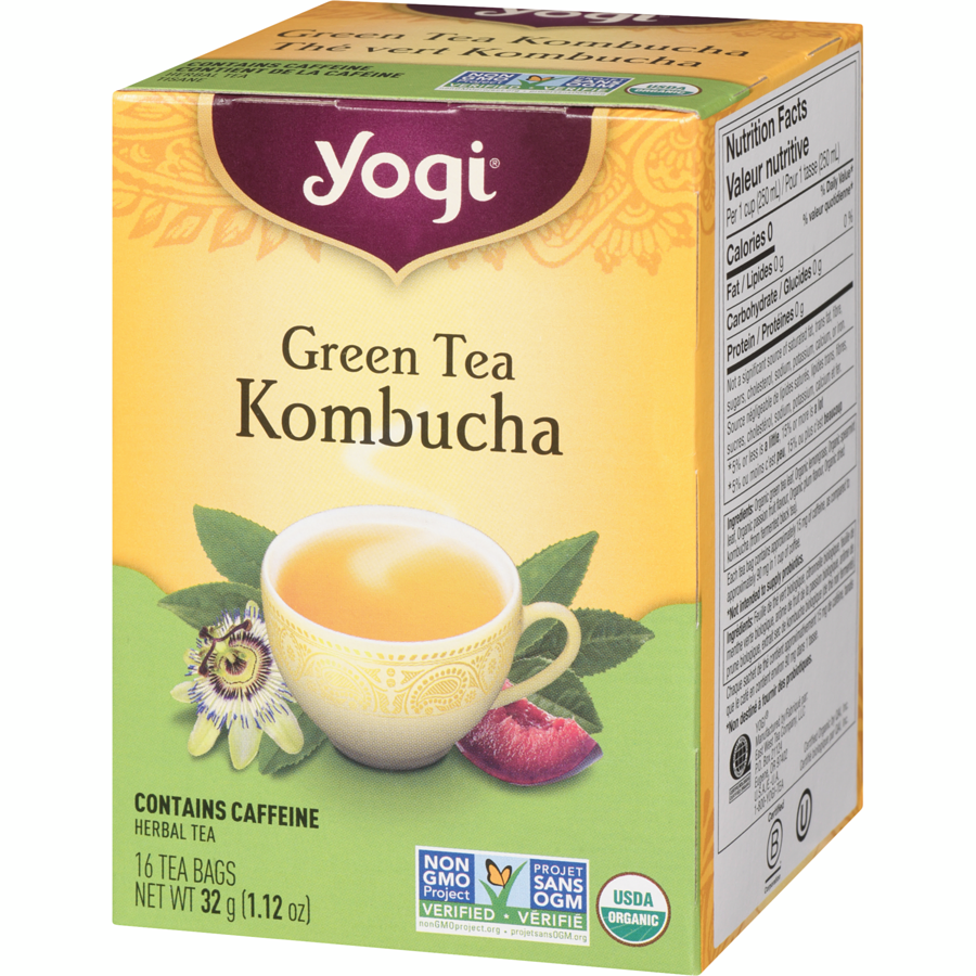 Yogi - Green Tea Kombucha - 32 g - Canadian Distribution