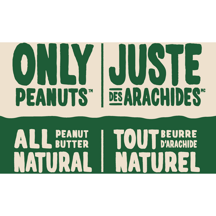 Kraft - Only Peanuts All Natural Smooth Peanut Butter - 750 g - Canadian Distribution