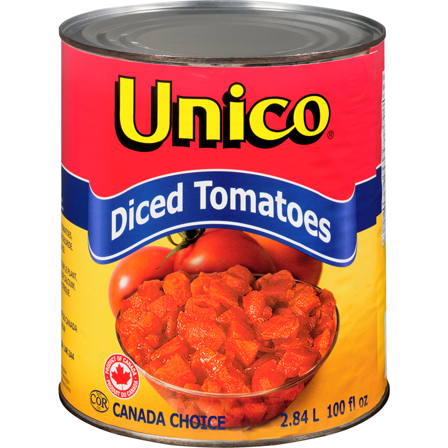 Unico - Diced Tomatoes, Club Pack - 2.84 L - Canadian Distribution