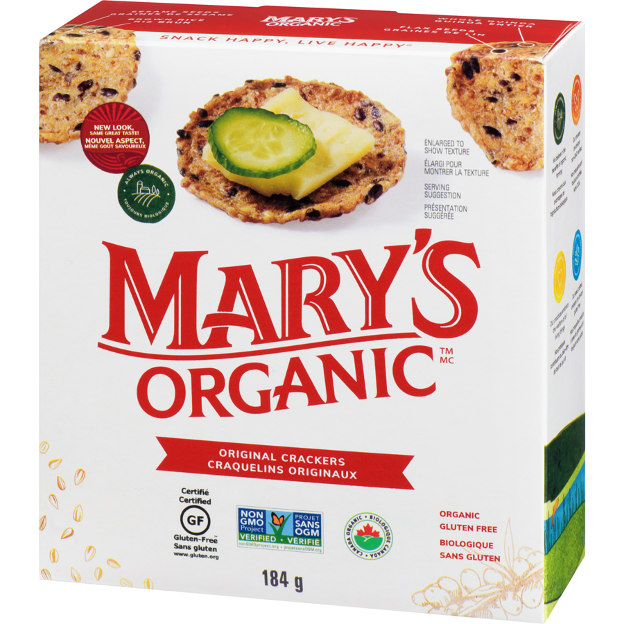 Marys Crackers - Organic Original - 184 g - Canadian Distribution