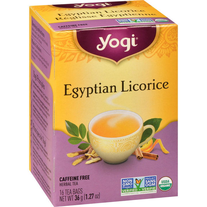 Yogi - Egyptian Licorice - 16 each - Canadian Distribution