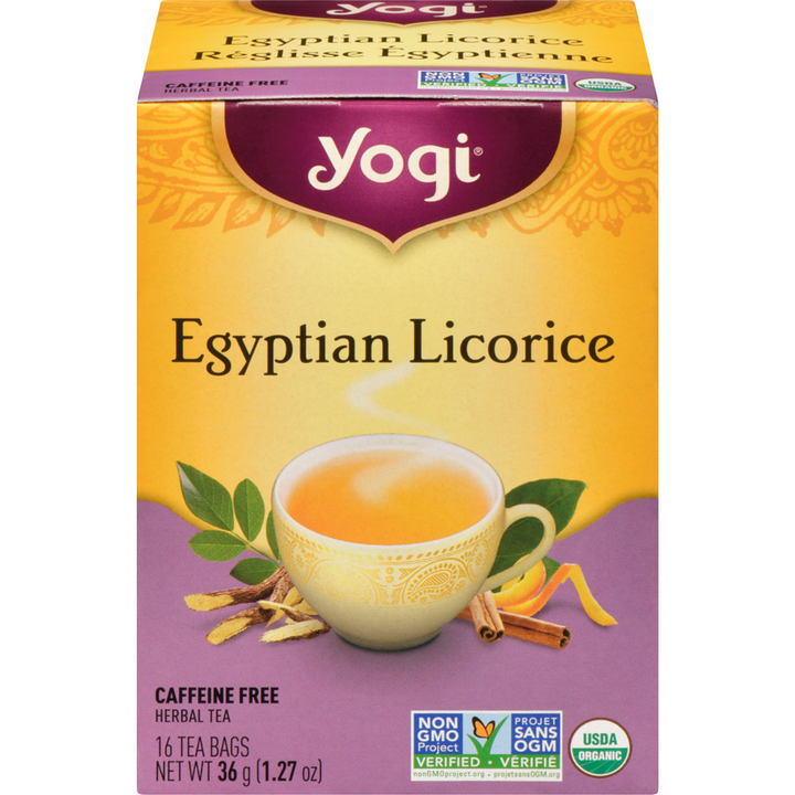 Yogi - Egyptian Licorice - 16 each - Canadian Distribution