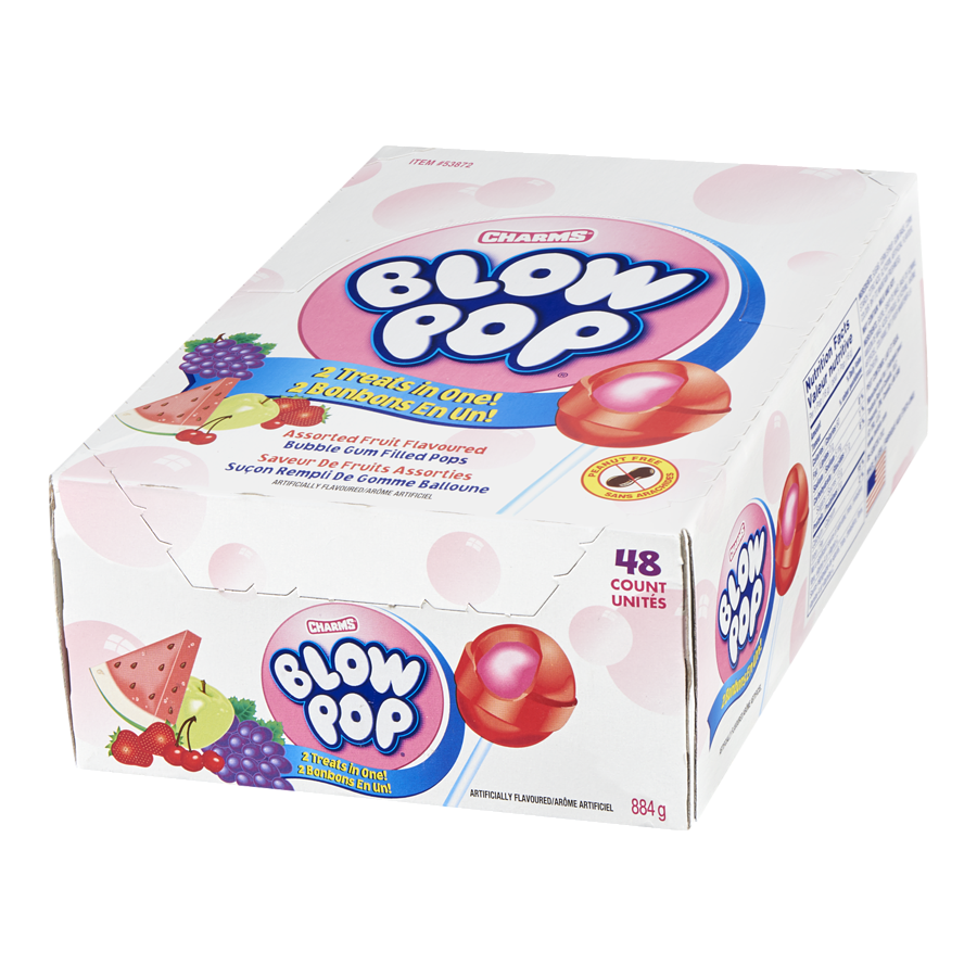 Charms Blow Pop - Blow Pops - Case - 48x1 each - Canadian Distribution