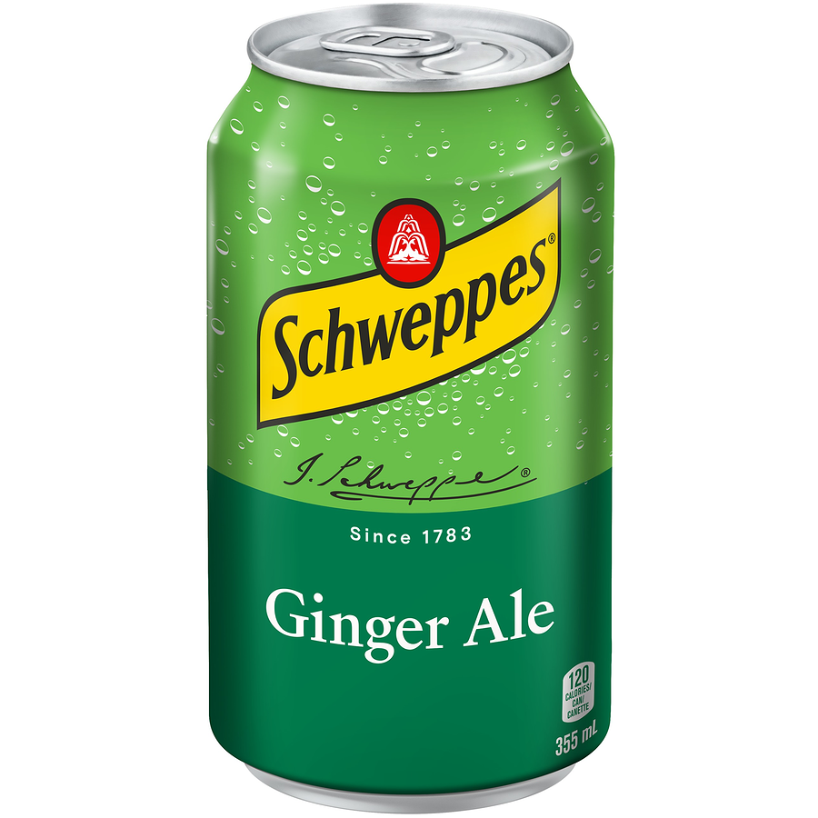 Schweppes - Tray Ginger Ale - Case - 24 x 355 ml - Canadian Distribution