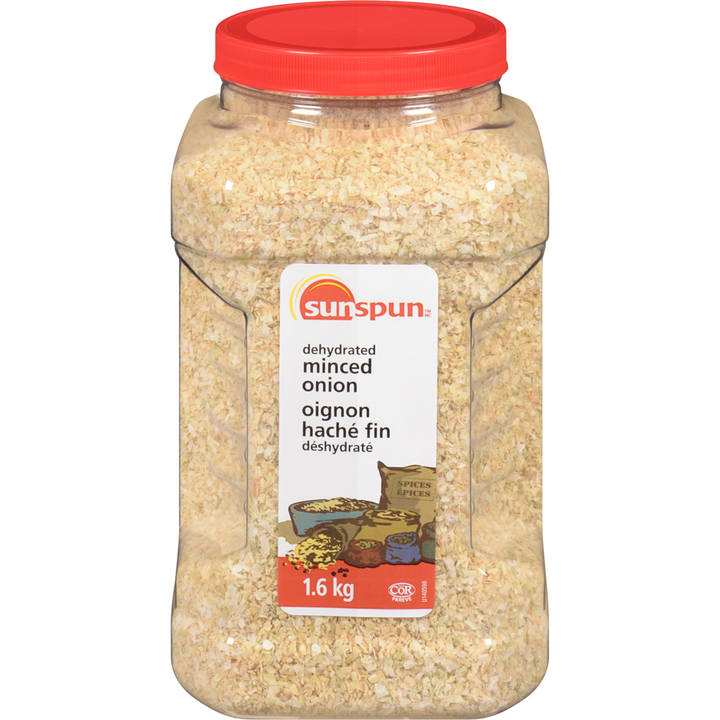 Sunspun - Dehydrated Minced Onion - 1.7 kg - Canadian Distribution