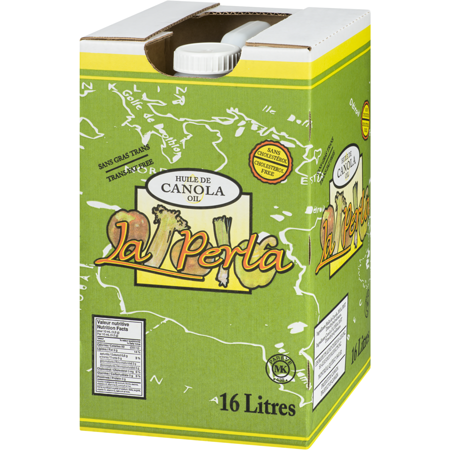 La Perla - Canola Oil - 16 L - Canadian Distribution