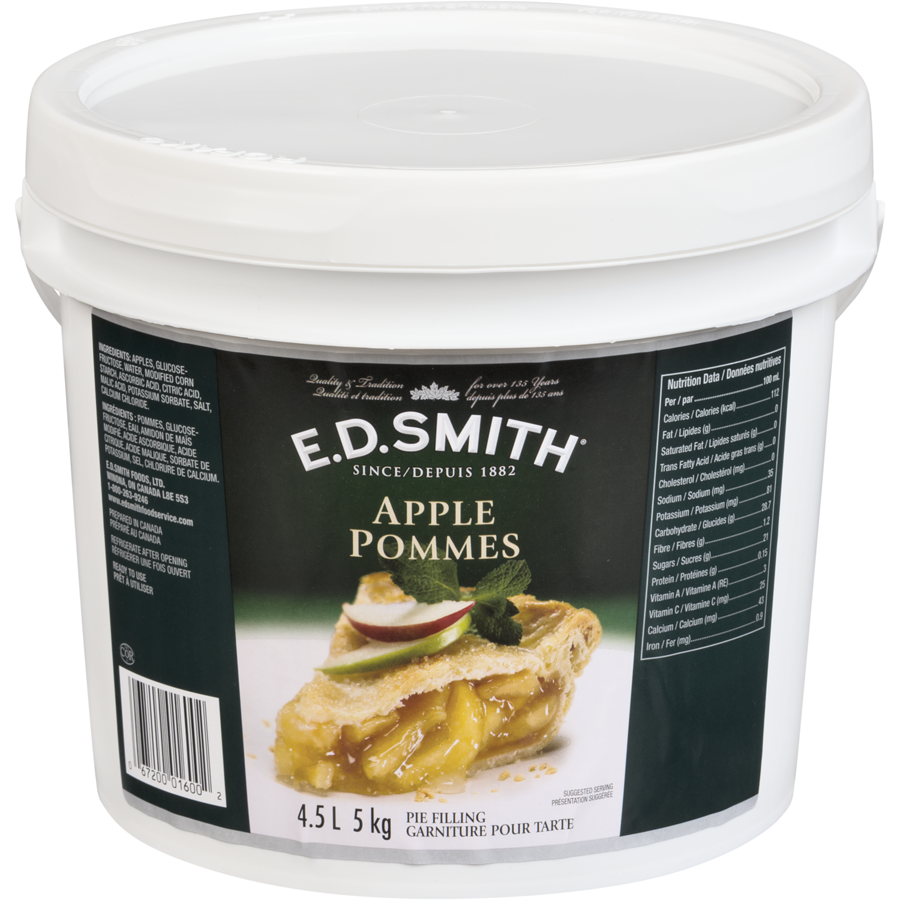 Ed Smith - Pie Filling, Apple - 5 kg - Canadian Distribution