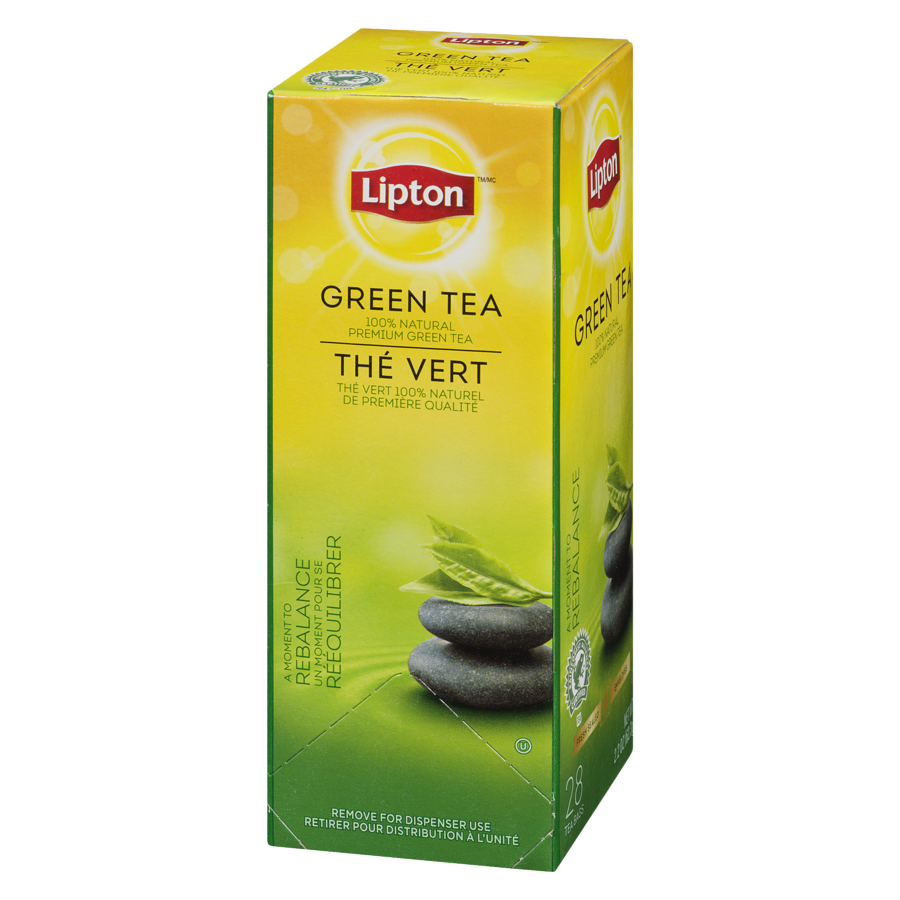 Lipton - 100% Green Tea - 28 each - Canadian Distribution