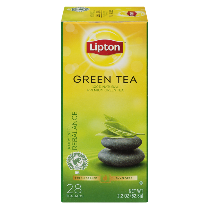 Lipton - 100% Green Tea - 28 each - Canadian Distribution