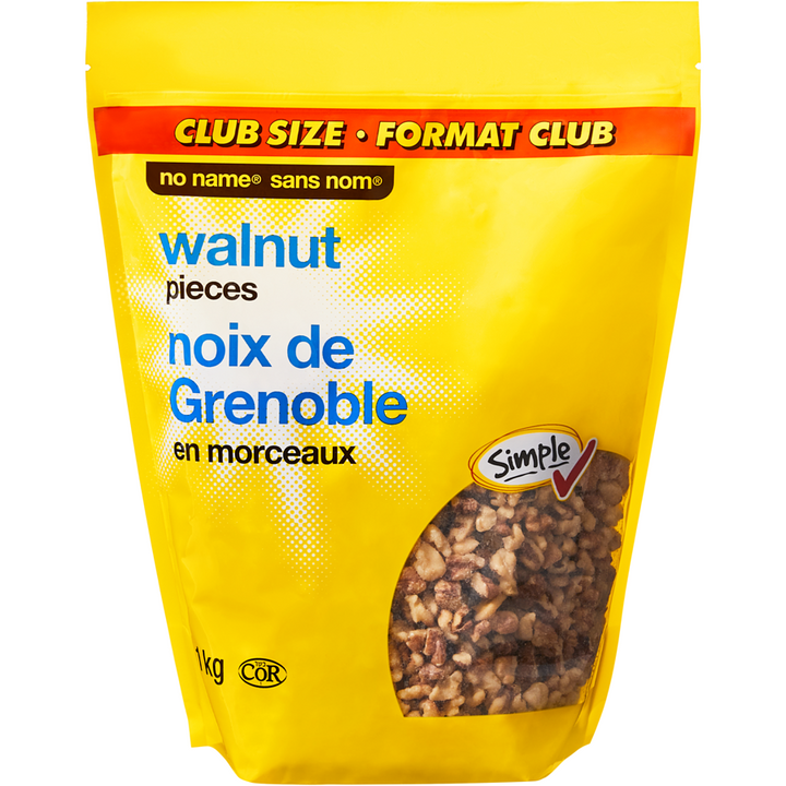 No Name - Walnut Pieces Club Size - 1 kg - Canadian Distribution